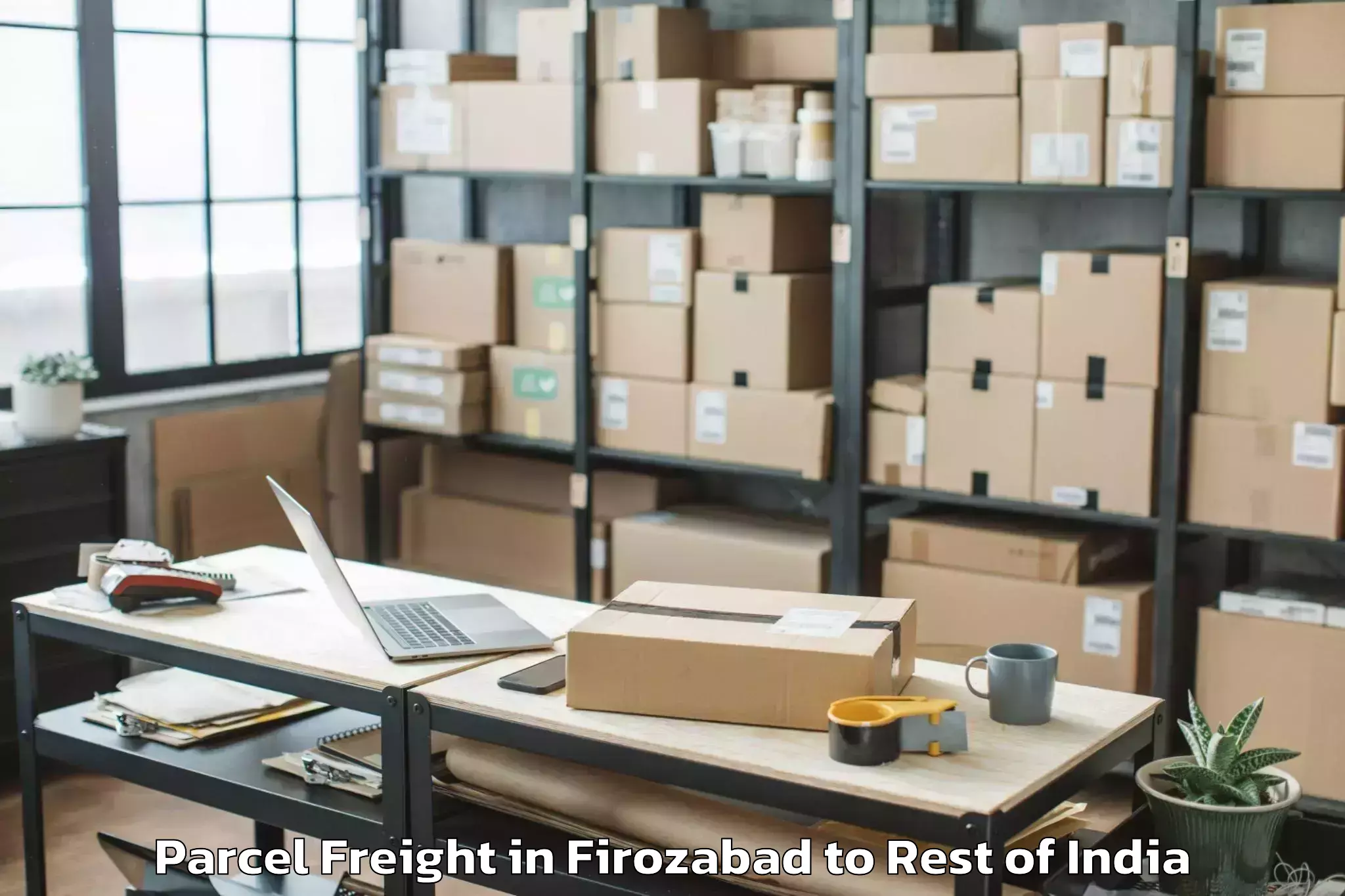 Book Your Firozabad to Cluster University Of Jammu Ja Parcel Freight Today